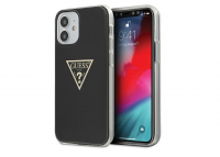 Чехол Guess Metallc effect Triangle logo для iPhone 12 mini, черный - купить по выгодной цене  в Цифромаркет —  интернет магазин цифровой техники: отзывы 