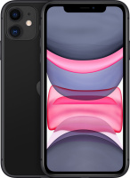 Apple iPhone 11, 128 ГБ, чёрный  – купить по выгодной цене в Цифромаркет —  интернет магазин цифровой техники, отзывы 
