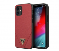 Чехол Guess Saffiano Triangle metal logo для iPhone 12 mini, красный - купить по выгодной цене  в Цифромаркет —  интернет магазин цифровой техники: отзывы 