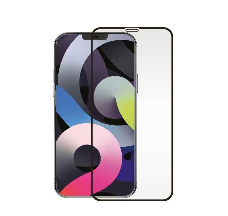 Защитное стекло «vlp» для iPhone 12 mini, 2.5D олеофобное, черная рамка vlp-25DGL20-54BK, 2