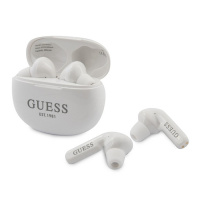 Наушники беспроводные Guess TSW Round shape Bluetooth v5.0, белые - купить по выгодной цене  в Цифромаркет —  интернет магазин цифровой техники: отзывы 