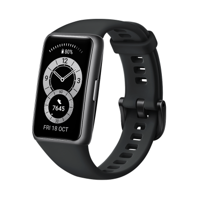 Фитнес-браслет Huawei Band 6, черный – купить по выгодной цене в Цифромаркет —  интернет магазин цифровой техники, отзывы 