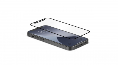 Защитное стекло Moshi iVisor AG для iPhone 12 mini, черная рамка 2