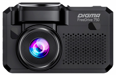 Видеорегистратор с радар-детектором Digma FreeDrive 750 GPS, черный - купить по выгодной цене  в Цифромаркет —  интернет магазин цифровой техники: отзывы 
