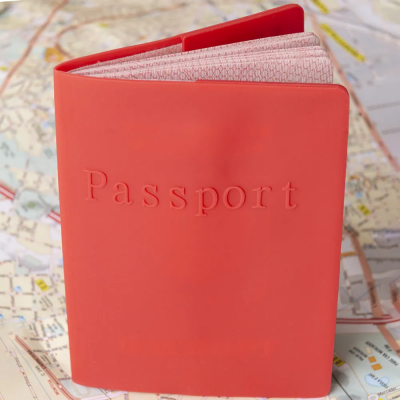 Обложка для паспорта Partner силиконовая, красная 3