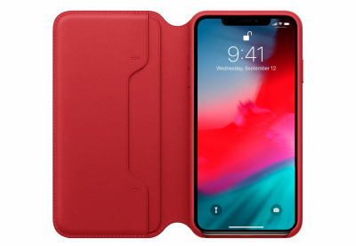 Чехол IPhone XS Max Leather Folio MRX32ZM/A Red - купить по выгодной цене  в Цифромаркет —  интернет магазин цифровой техники: отзывы 