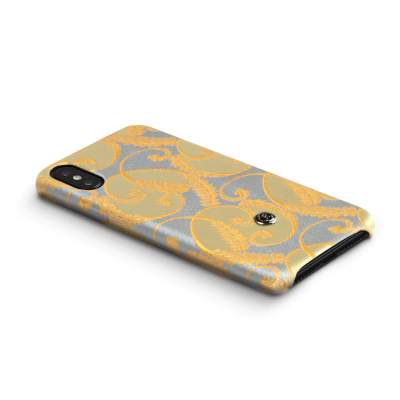 Чехол Revested iPhone X Silk collection gold of florence 5