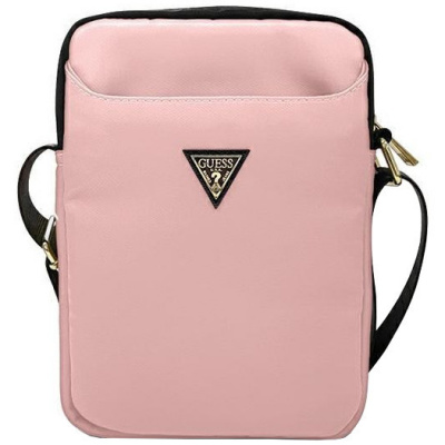 Cумка Guess Nylon Tablet bag with Triangle metal logo для планшетов 10", розовая - купить по выгодной цене  в Цифромаркет —  интернет магазин цифровой техники: отзывы 
