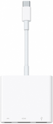 Многопортовый цифровой Apple AV‑адаптер USB-C MUF82ZM/A, белый - купить по выгодной цене  в Цифромаркет —  интернет магазин цифровой техники: отзывы 