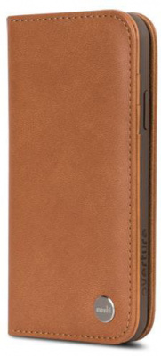 Чехол-кошелек Moshi iPhone X Overture, коричневый 2