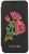 Чехол Guess iPhone X Flower dasire Booktype PUEmbroidered roses, черный 3