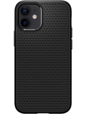 Чехол Spigen Liquid Air для iPhone 12 mini, черный - купить по выгодной цене  в Цифромаркет —  интернет магазин цифровой техники: отзывы 