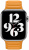 Ремешок Apple Watch 44mm California Poppy Leather Link Small (MY9P2ZMA), золотой апельсин 2