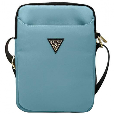 Cумка Guess Nylon Tablet bag with Triangle metal logo для планшетов 10", голубая - купить по выгодной цене  в Цифромаркет —  интернет магазин цифровой техники: отзывы 
