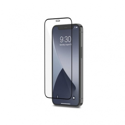 Защитное стекло Moshi AirFoil Pro для iPhone 12 mini, черная рамка 3